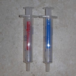 3cc Color Coded Syringes for Measuring 2-Part Finish