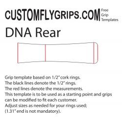DNA achterzijde gratis Grip sjabloon