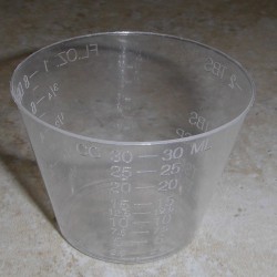 1 onça epóxi e acabamento mistura xícaras (100 contagem)