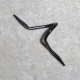 Pronóstico estándar alambre negro del pie doble serpiente volar guías
