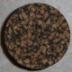 Black Large Grain Rubberized Cork Rings 1/2" without Center Hole