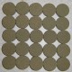 Green Fine Grain Rubberized Cork Rings 1/2" without Center Hole