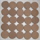 Tan Fine Grain Rubberized Cork Rings 1/2" without Center Hole