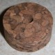 Smaller Grain Medium Burnt Burl Cork Rings 1/2" with 1/4" Center Hole