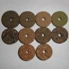 Rubberized Cork Rings 1/2" with 1/4" Center Hole