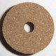 Tan Fine Grain Rubberized Cork Rings 1/2" with 1/4" Center Hole