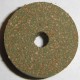Gröna fina korn Gummerad Cork ringar 1/2 ”med 1/4” centrumhål