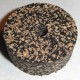 Black Dark Spotted Rubberized Cork Rings 1/2" with 1/4" Center Hole