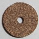 Brown Spotted Rubberized Cork Rings 1/2" with 1/4" Center Hole
