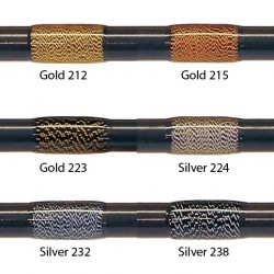 Silver 224 FishHawk 3/0 seta Sparkle Thread (rocchetti da 100 metri)