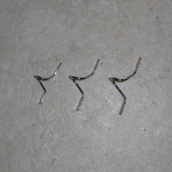 Silver Single Foot Fly Guides