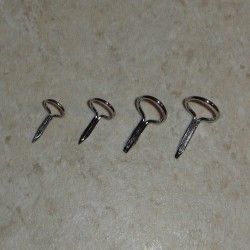Chrome Single Foot Fly Guides